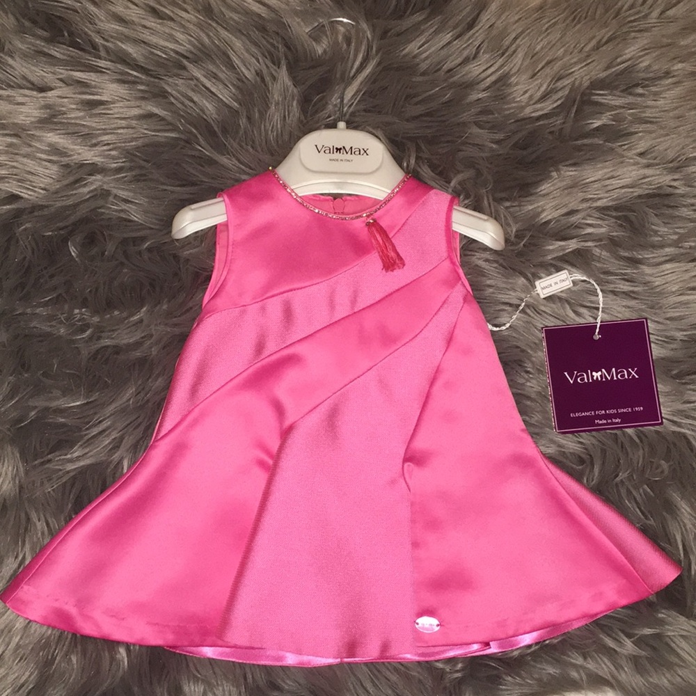 Val & Max Baby girl pink dress